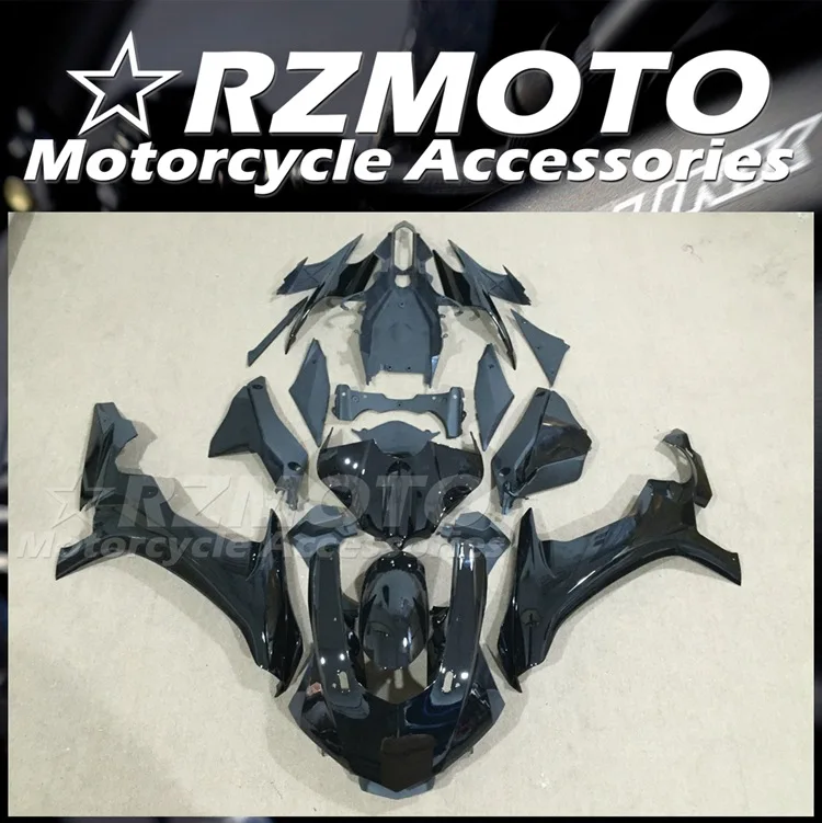 

Новый комплект обтекателей для мотоцикла ABS, подходит для YAMAHA YZF - R1 R1m 2015 2016 2017 2018 15 16 17 18 19, черный глянцевый Комплект кузова