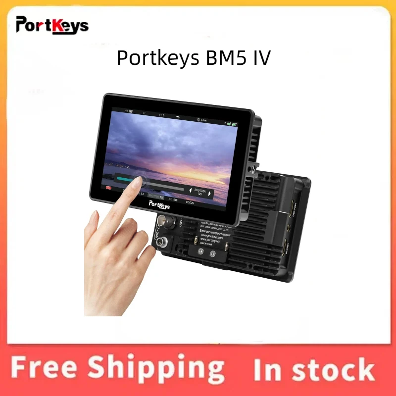 Фото Внешний видеомонитор PortKeys BM5 IV из алюминиевого сплава с двумя разделёнными экранами, вектороскопом, функцией фокусировки и 10-битной цветовой палитрой №1