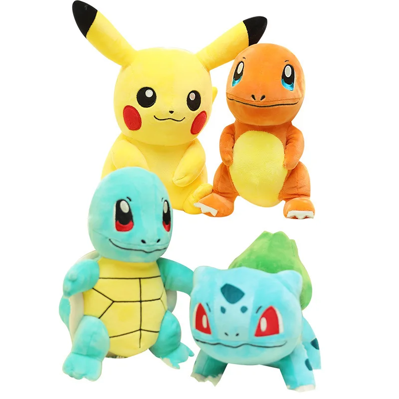 20CM Pokemon Plüsch Puppe Pikachu Gefüllte Spielzeug für Kinder Charmander Squirtle Bulbasaur Jigglypuff Eevee Snorlax Lapras Kinder