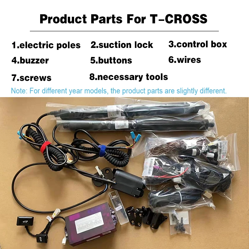 Для Volkswagen VW T-CROSS 2019+ управление багажником электрический подъемник задней двери