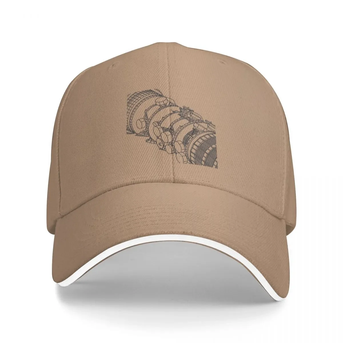

New All Along The BT Tower [Outline Yellow] Bucket Hat Baseball Cap Christmas hats Snap back hat Men golf wear Women's