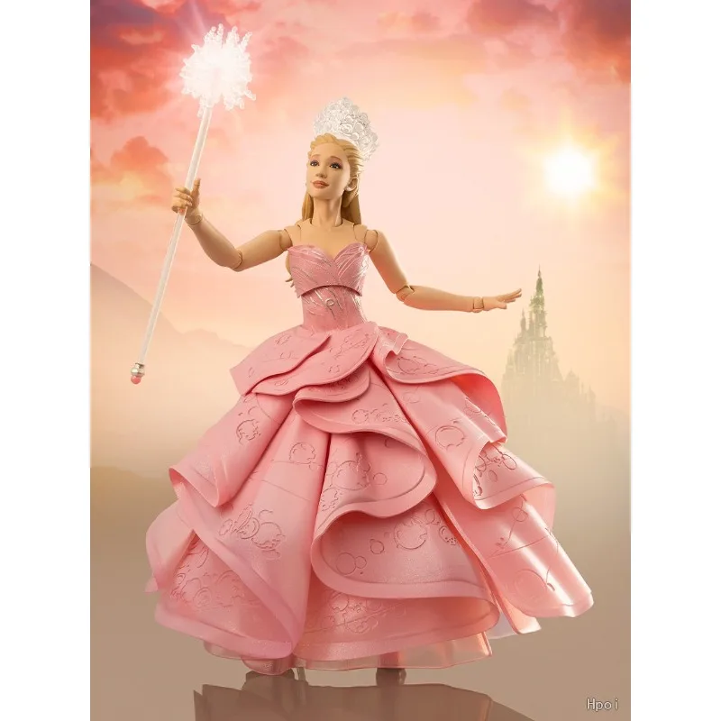 Фото В наличии: Коллекционные фигурки Bandai S.H.Figuarts Эльфаба и Глинда из аниме Wicked, эксклюзивные модели персонажей из аниме, изысканные фигурки из ПВХ №2
