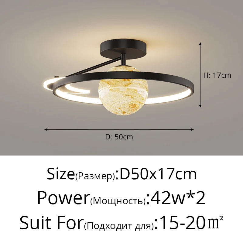 

LED люстра YICOLUX Земля Луна Футбол