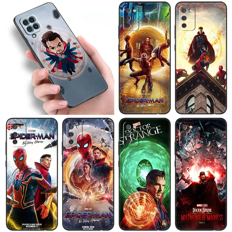 Чехол «Доктор Странный» черный для Samsung Galaxy A02S A10S A11 A20S A20E A30 A31 A40 A41 A03S A01 Core A21S A6 A7 A8 A9 2018 A5 2017