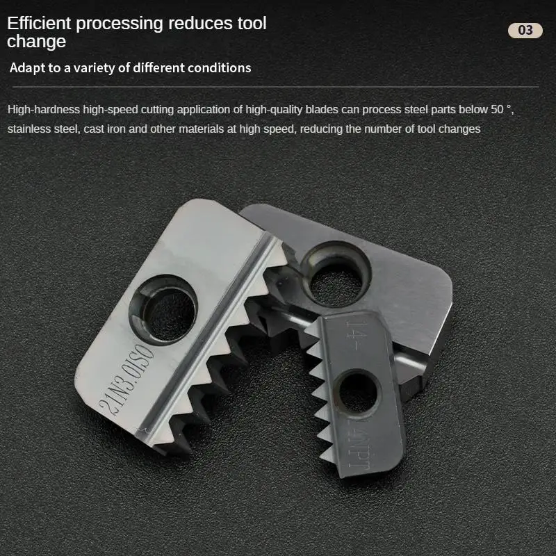 Фрезерная вставка расчески/фрезерная для резьбы/лезвие расчески 12/14/21/30 40N1.0 1.5