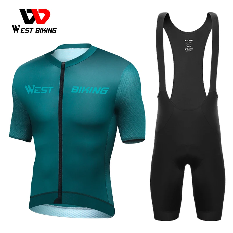 2023 New Summer Cycling Jersey Set Men Women Short Sleeve MTB Bicycle Clothing Anti-UV Pro Team Racing Uniform Sport Suit