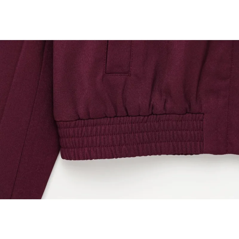 Весна 2025 г. дышащий костюм комплект с воротником-стойкой офисная одежда брюки из