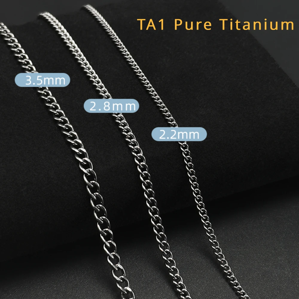 Цепочка из чистого титана TA1 2 2/2 8/3 5/5 5 мм