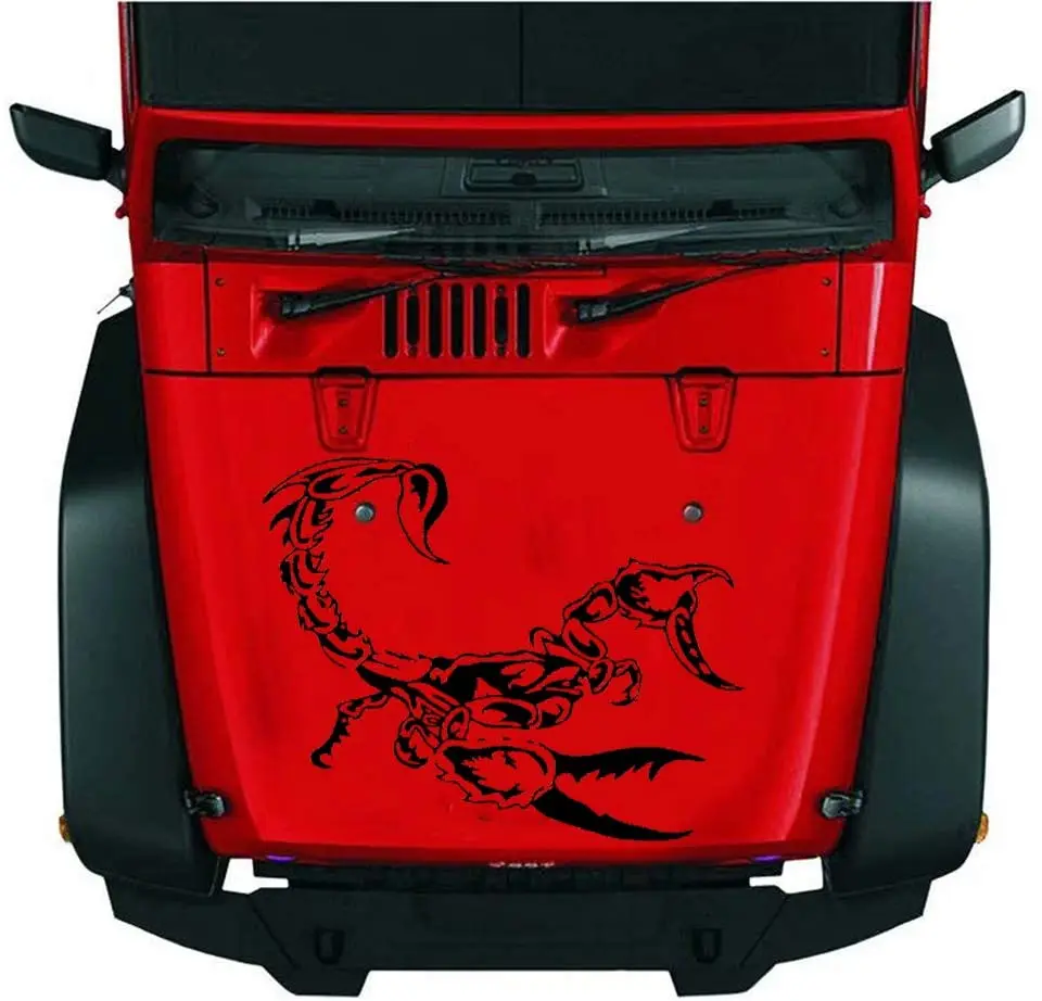 

Practlsol Car Decals- 1 Pcs Cool Scorpion Decal-Car Sticker Decals, Car Decal Vinyl Car Hood Decal for Car/Truck/SUV/