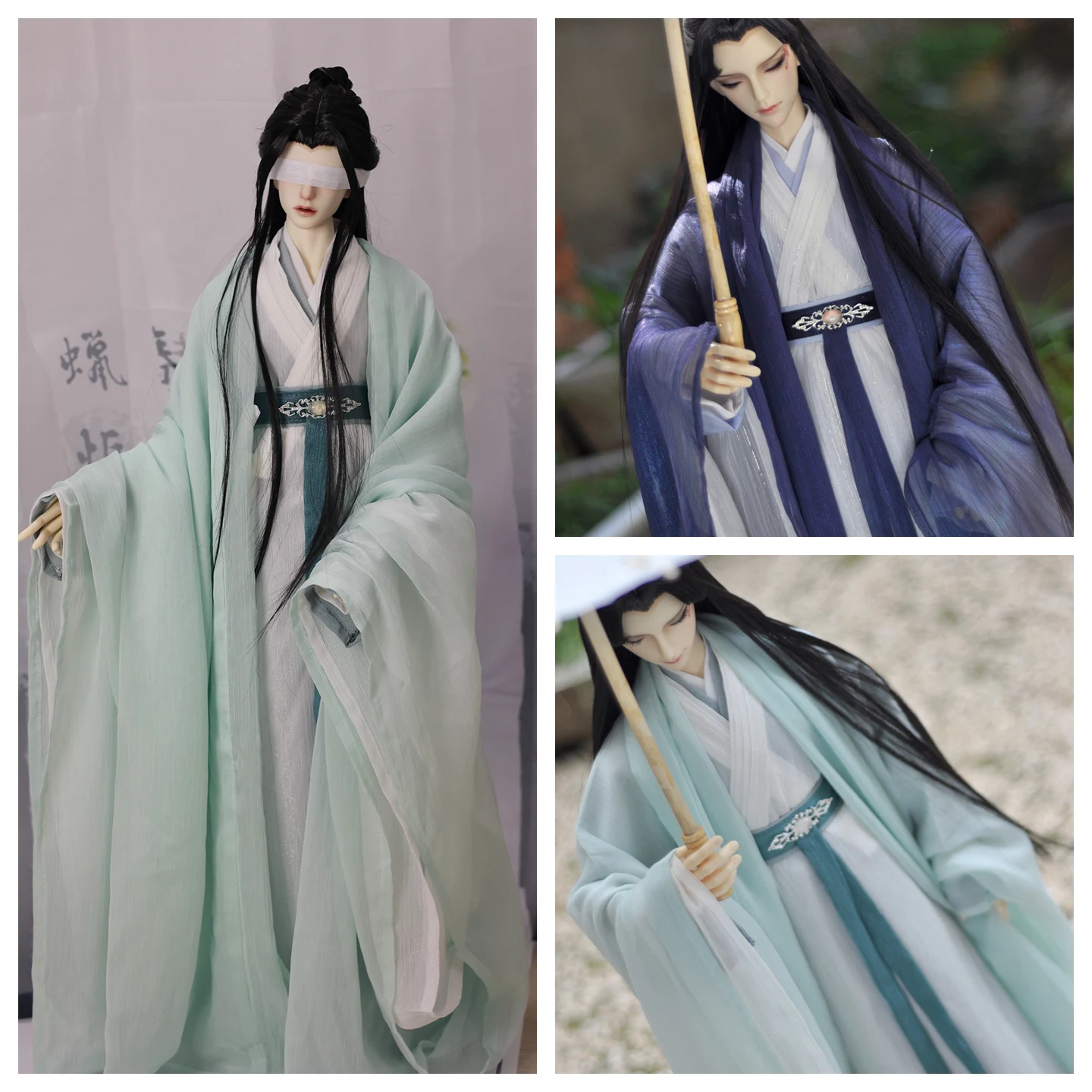 

Шарнирная одежда в масштабе 1/3, традиционный костюм, китайские наряды ханьфу самурая для шарнирной куклы/SD SD13 SSDF ID75 80 см, кукла сильного дяди C1882