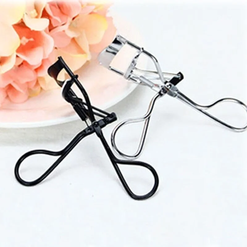 

Black/Silver Curl Eyelash Curler Stainless Steel Eyelash Cosmetic Beauty Makeup Eyelash Curler Too