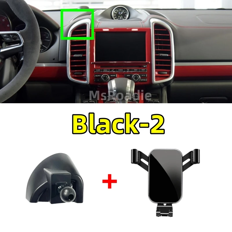 

Автомобильный держатель для телефона для Porsche Cayenne 2011 2012 2013 2014 2015 гравитационная подставка для телефона крепление на вентиляционное отверстие фиксированный кронштейн автомобильные аксессуары