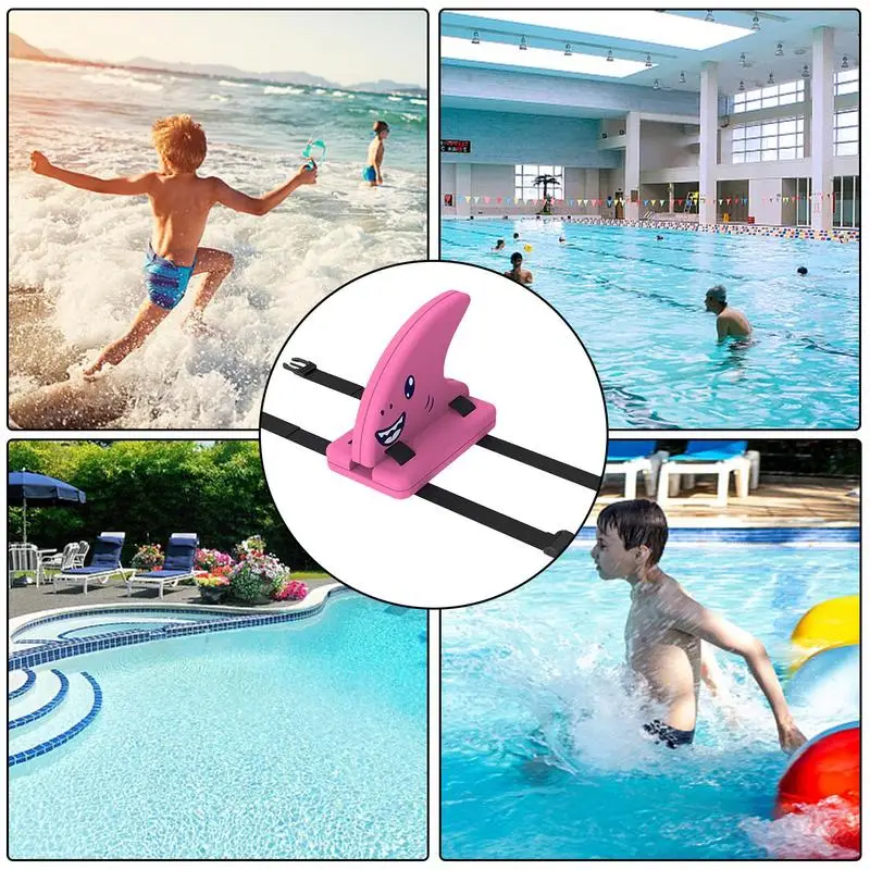 Плавник акулы для плавания Поплавок Безопасный тренажер Носимые тренировочные