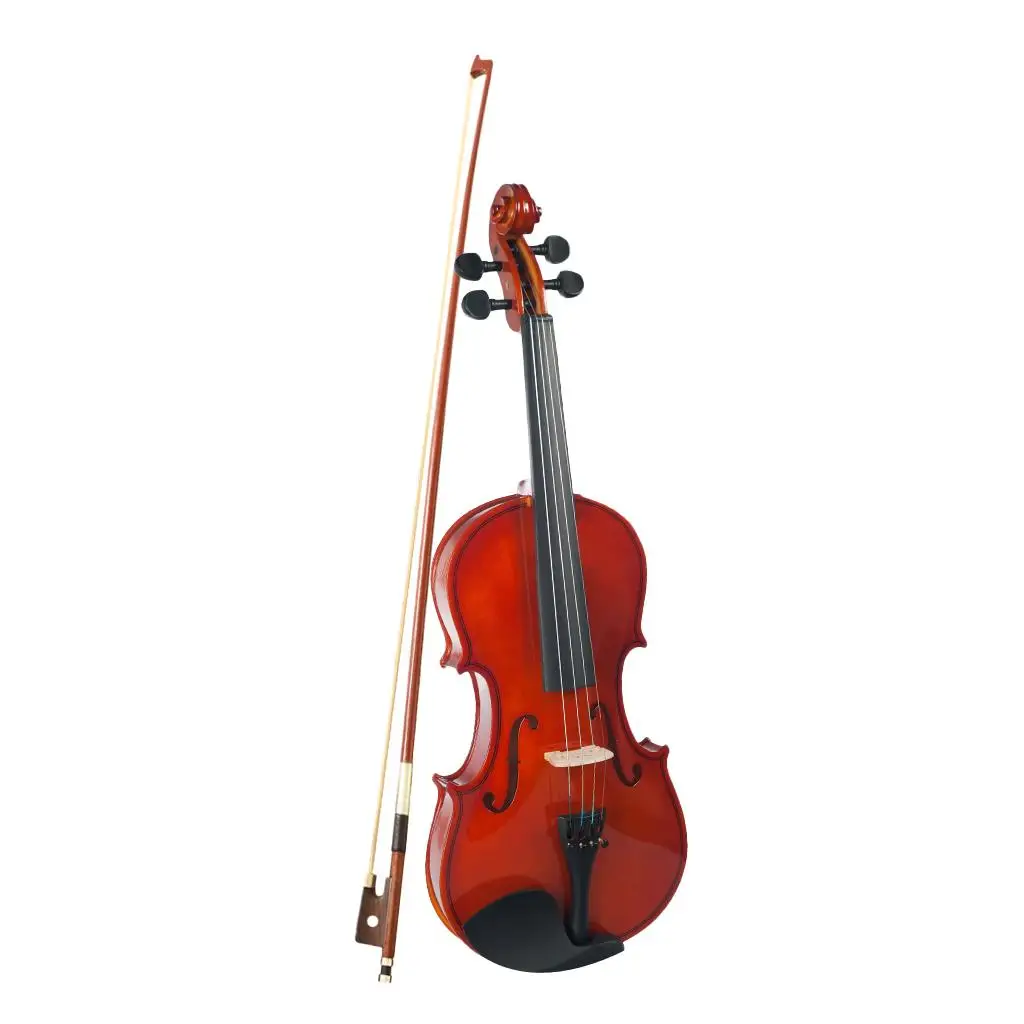 

4/4 Electric Basewood Wood Violin with Hard Case, Bow, Rosin (Full Size)