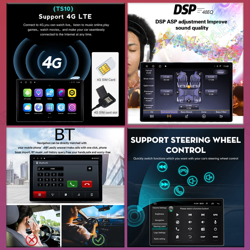 Беспроводной Carplay auto 13INC 8G 256G для Honda Accord 7 2003-2008 автомобильное радио Авторадио 4G