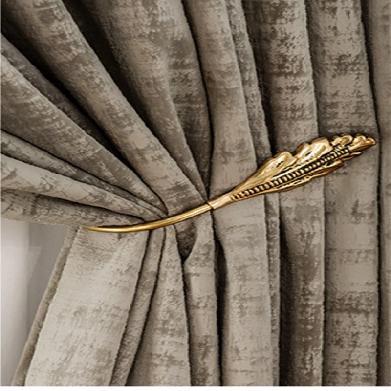 

Nordic Classical Curtain for Living Room Bedroom Blackout Curtains Textured Velvet Cortina Multicolor Drapes Home Window Custom