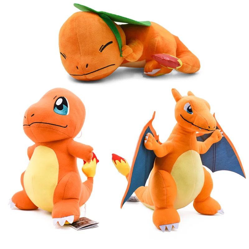 

Pokemon Standing Sleep Position Charmander Charizard Peluche Toy Kawaii Pokemon Soft Stuffed Doll Plush Toys for Boy Gifts