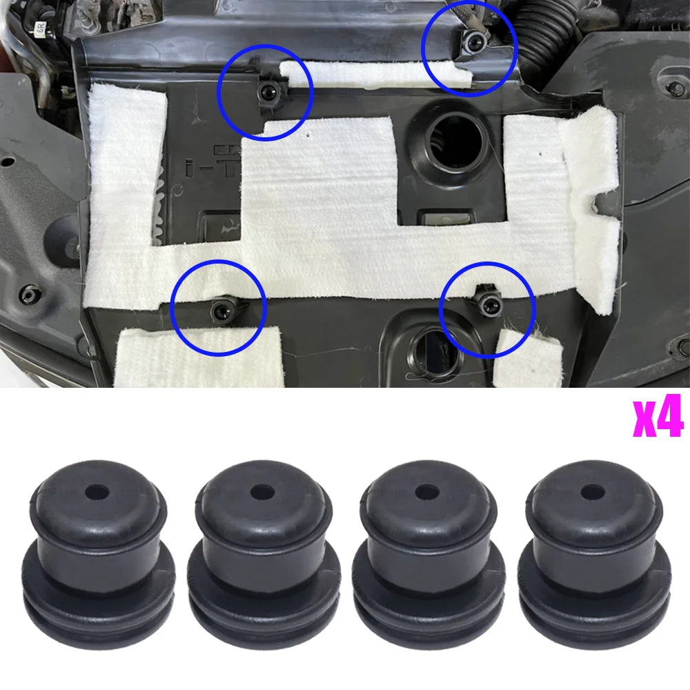 

ГФ 49201350 4X верхняя крышка двигателя автомобиля, накладка, втулка, буферная втулка, черная, новая для Toyota Corolla 140 150 2006 2007-2012