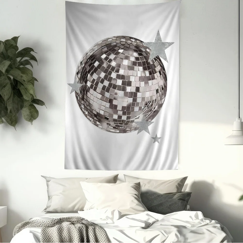 Диско-шар DIY настенный гобелен висит Таро хиппи настенные коврики домашний декор