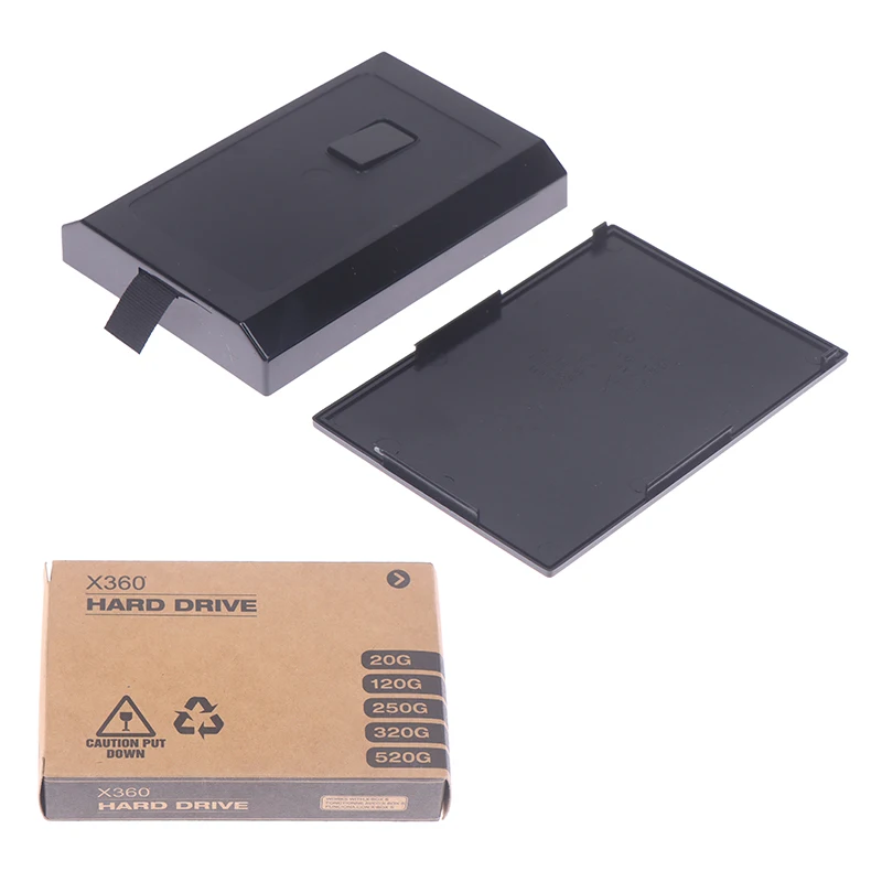 

For Xbox 360 Slim internal HDD Black hard disk case HDD Blue transparent case