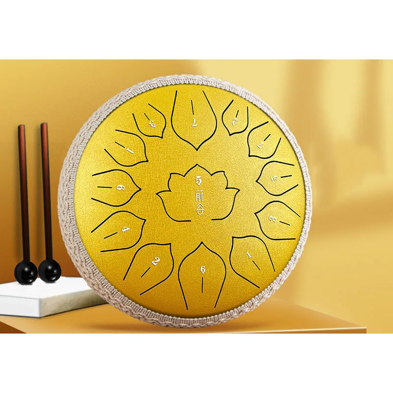 Языковой барабан для начинающих 12 дюймов 13-тоновый детей и взрослых музыкальный