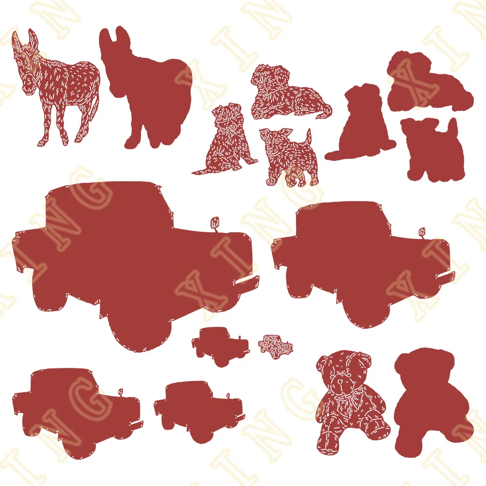 

First Prize Bella Milo Nala Buck Teddy on the Road Metal Cutting Dies for Diy Scrapbooking Photo Embossing Diy Paper Card New