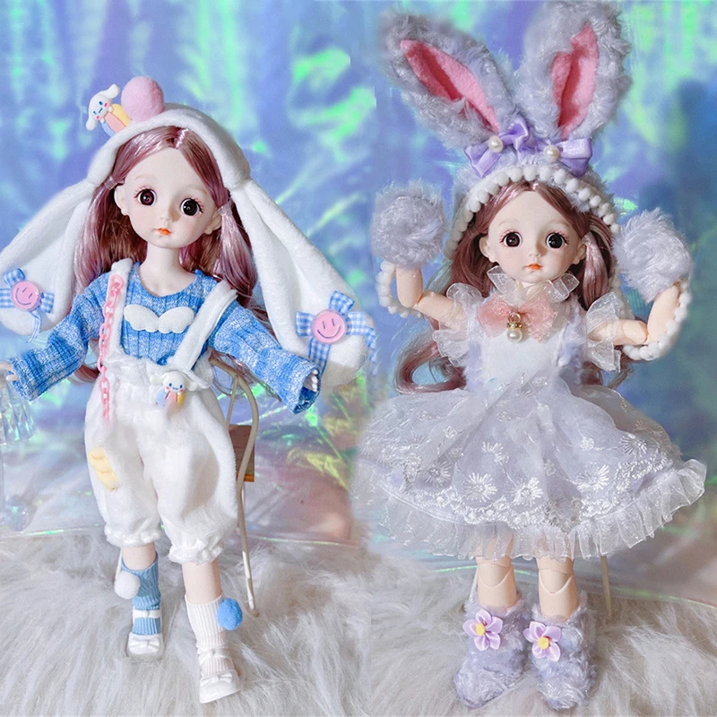 

Cute 30cm Princess Doll ( Option B ) or Doll Clothes Accessories ( Option A) Kids Girl Toy Birthday Gift Doll 1/6 Bjd Doll