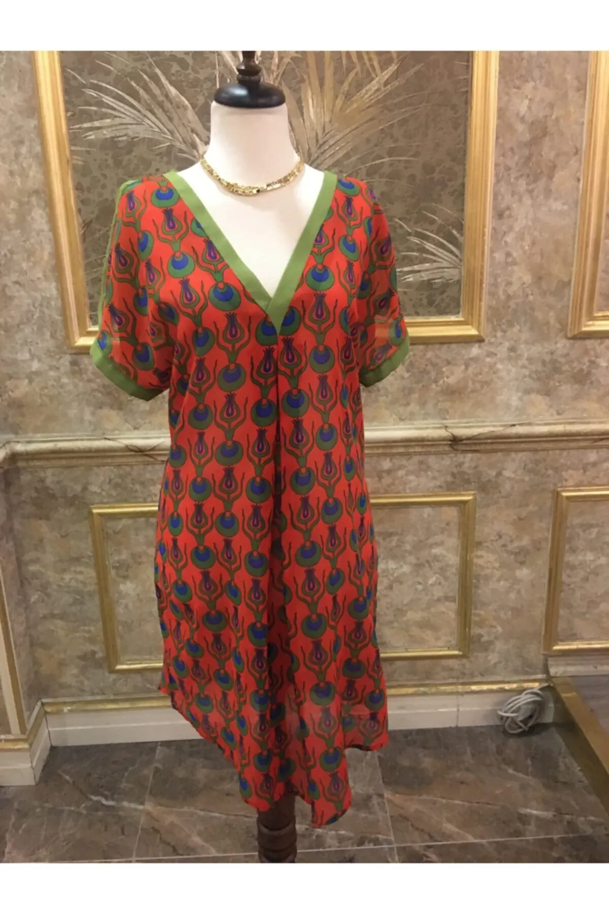 

Women's Pareo Authentic Swimwear Cover Up Dress Sexy Tunic Suit Beachwear Female Beach Bikini Cover Loose Mini Dress