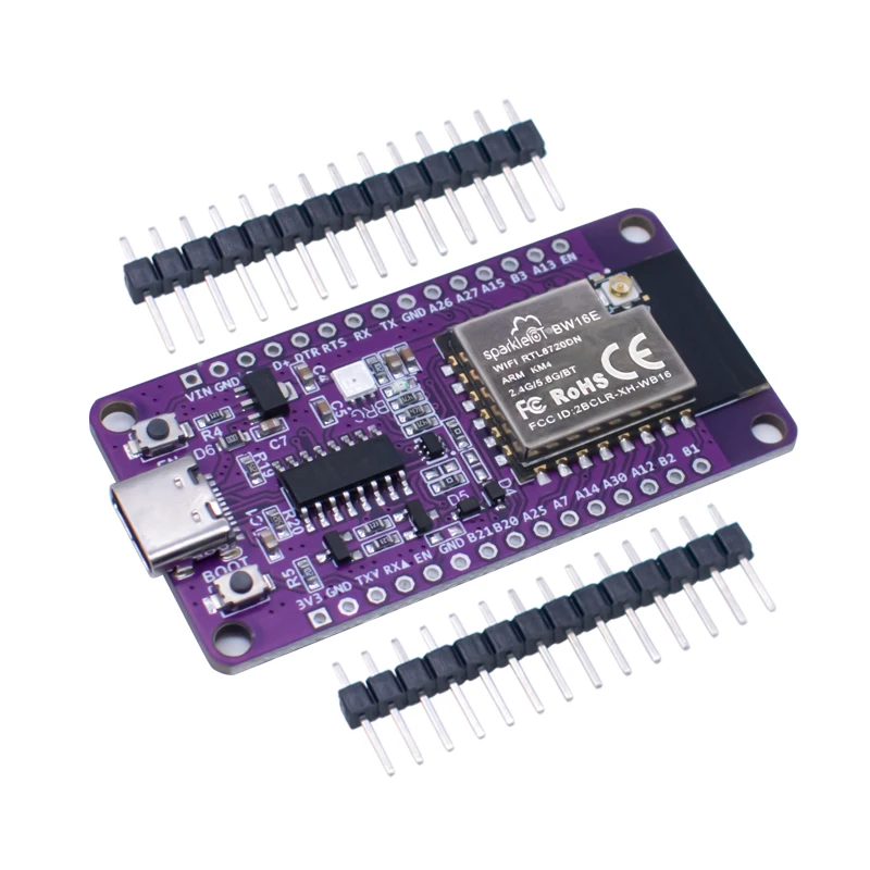 Фото RTL8720DN двухдиапазонный WiFi Bluetooth BLE модуль NICEMCU BW16 макетная плата с поддержкой arduino №5