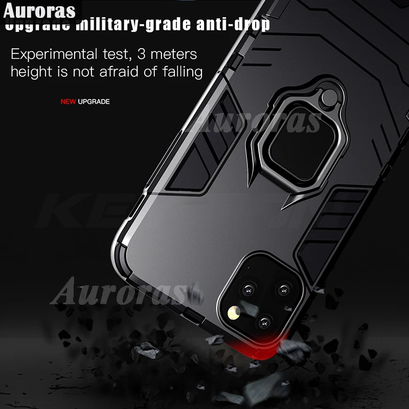 Чехол Auroras для Honor 50 Pro противоударный армированный чехол с кольцом на палец