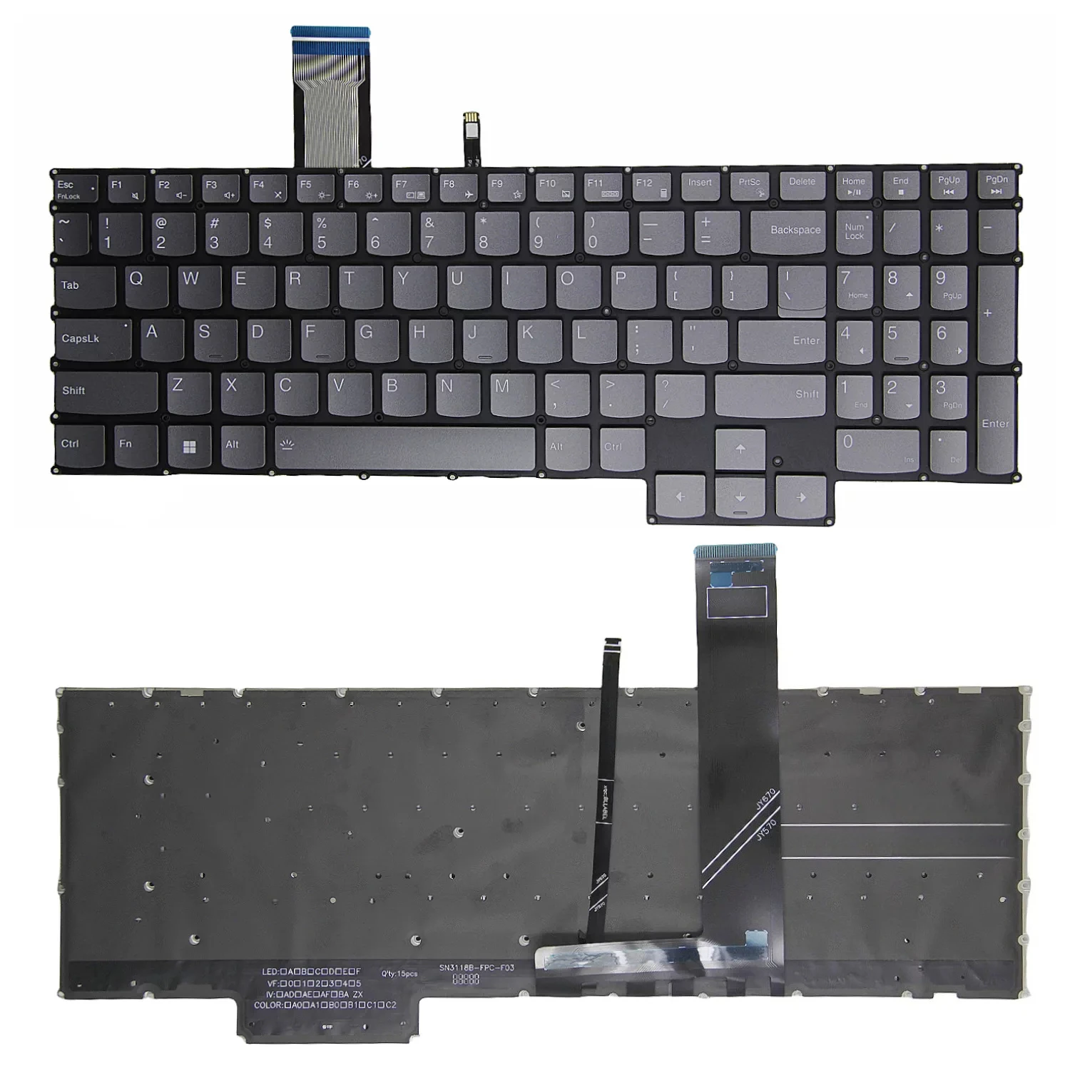 Фото Для Lenovo R9000P Y9000P Y7000 R7000 AHP9 ARP9 IRX9 ARX9 клавиатура с подсветкой №3