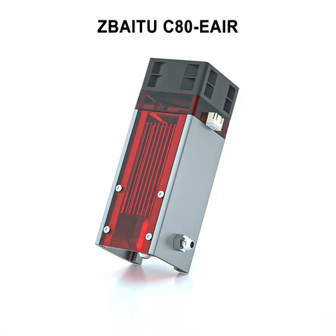 Головка лазерного модуля ZBAITU с металлической насадкой, 80 Вт