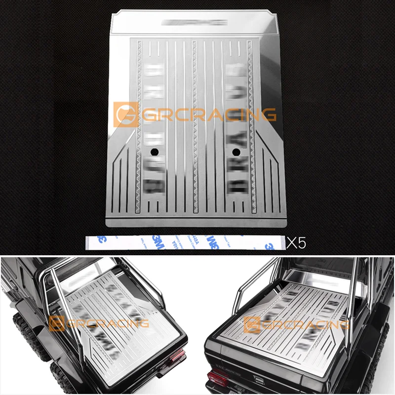 

Metal Decorative Sheet Trunk Lid for 1/10 RC Crawler Car Traxxas Defender TRX6 G63 Diy Parts