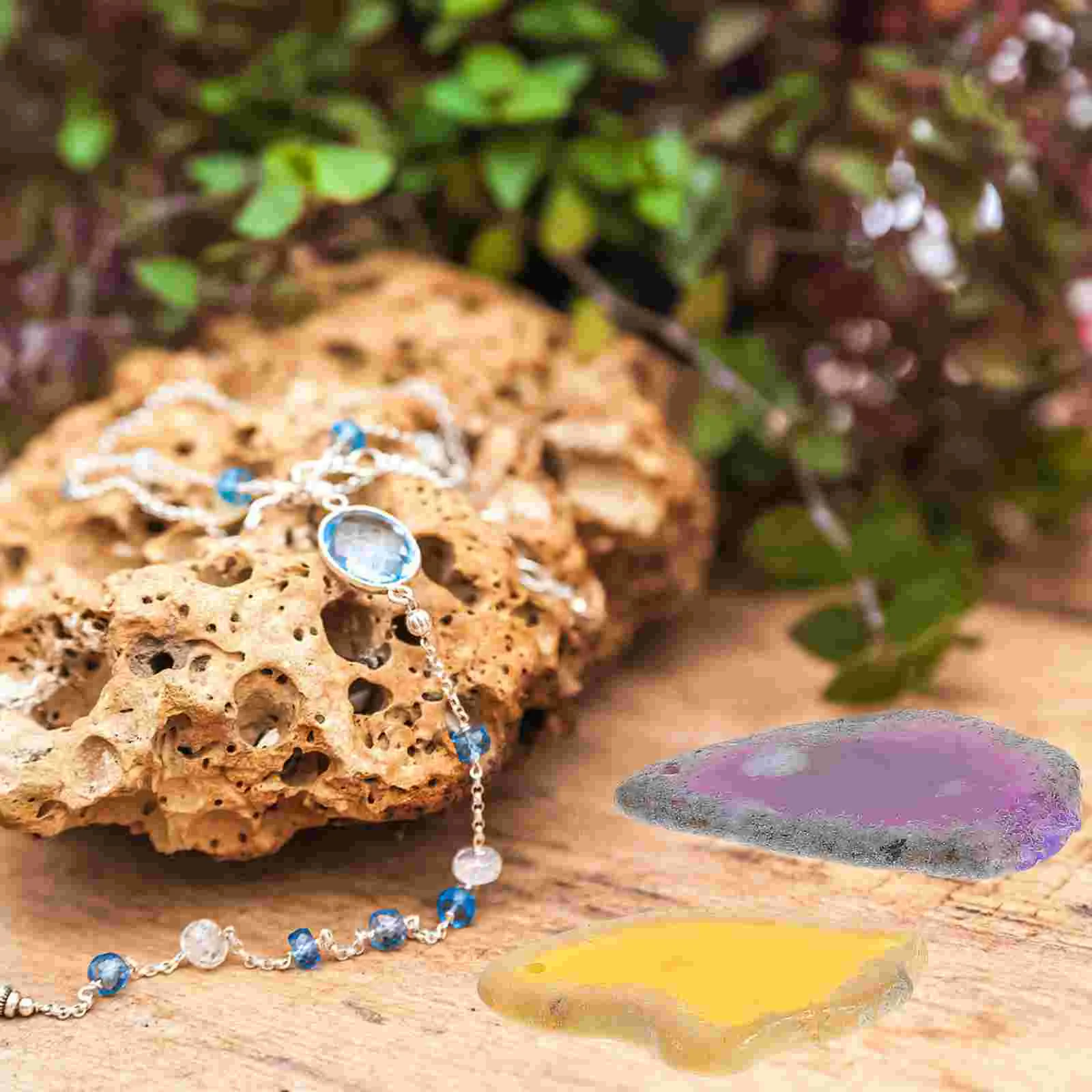 

15PCS Natural Agate Slices Geode Slices Agate Geode Slices Natural Geode Slices Natural Agate Slices Jewelry Making Geode Slices