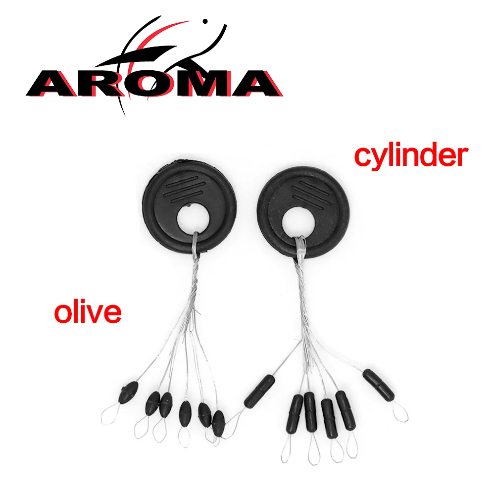 Набор из 10 групп резиновая пробка для ловли карпа поплавок цилиндр и оливковые