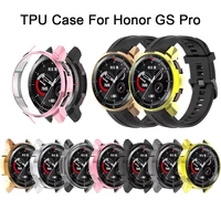 watch cases protective shell for huawei honor watch gs pro plating pc protector bumper frame smart watch accessories