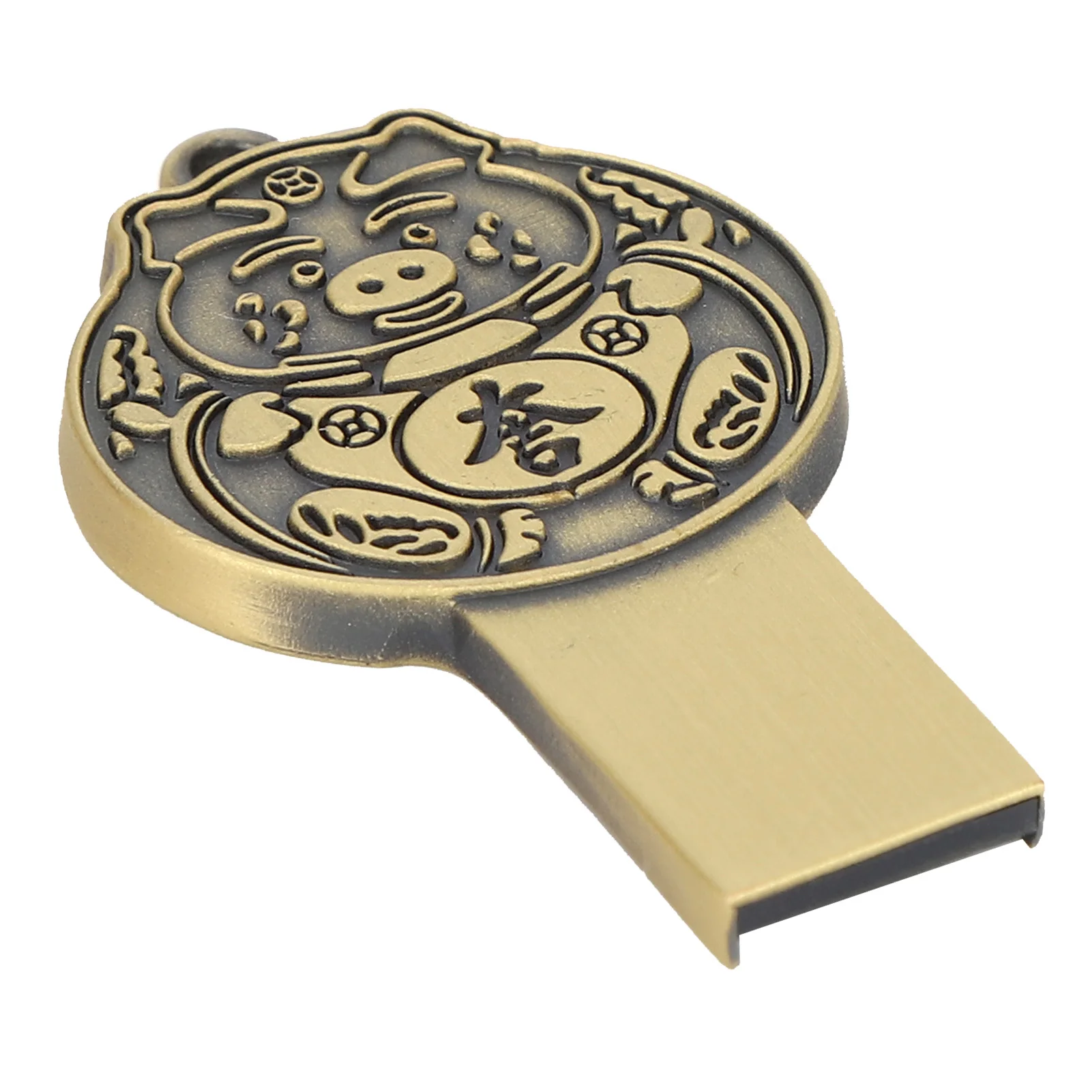 

Flash Drive USB 2.0 Portable Metal Waterproof Memory Stick for Computer Laptop TVs16GB