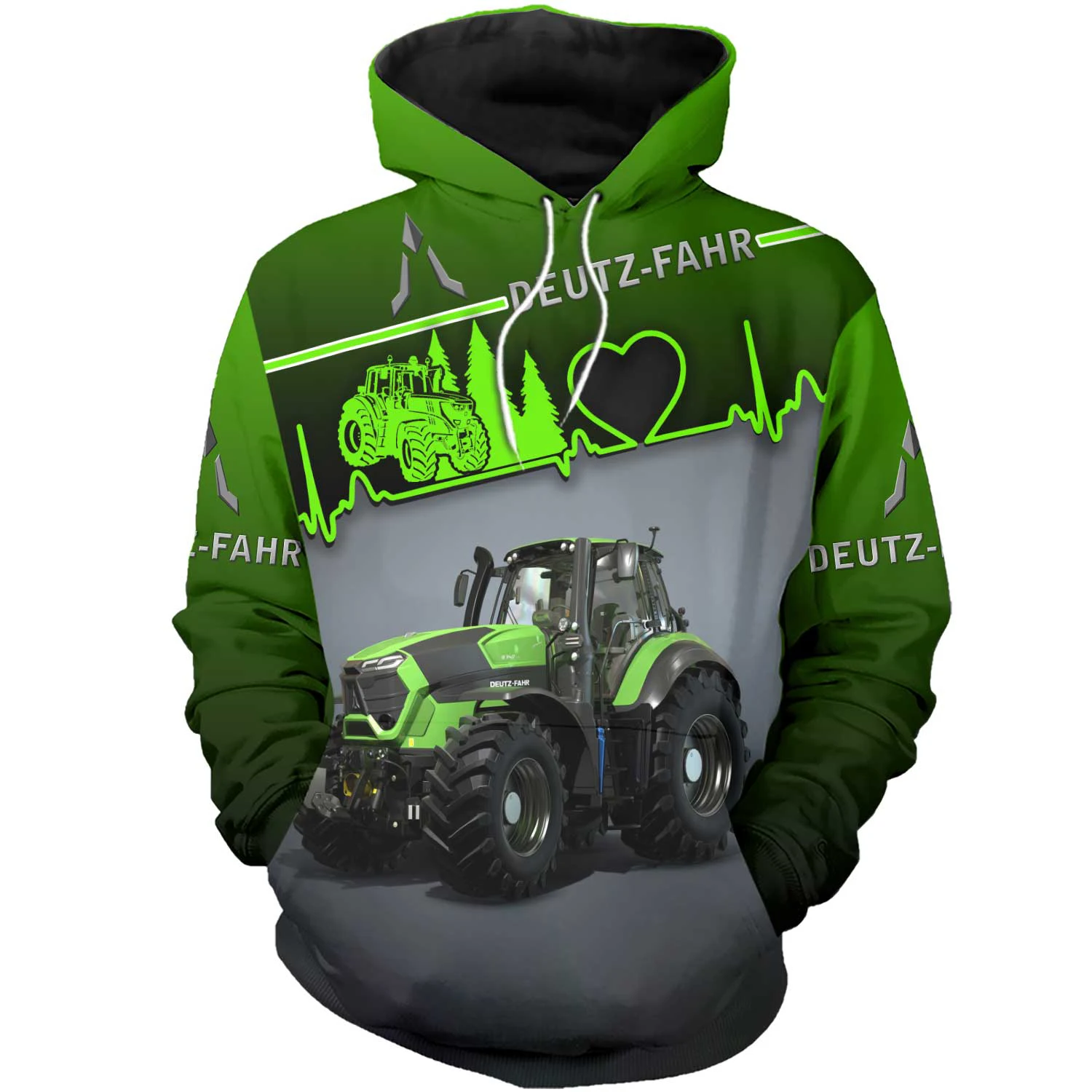 

Новая модная Повседневная Толстовка Deutz-Fahr с 3D-принтом для мужчин и женщин