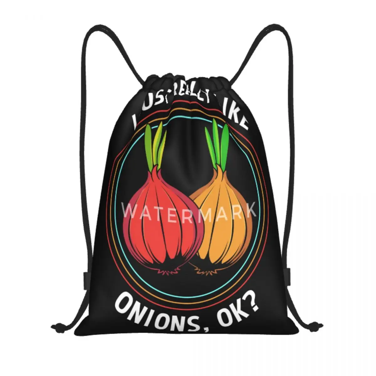 

Я в восторге от лука, ОК, сумки на шнурке с луком, рюкзак для отдыха, застежка на шнурке, подходит для ежедневного использования, унисекс, по индивидуальному заказу