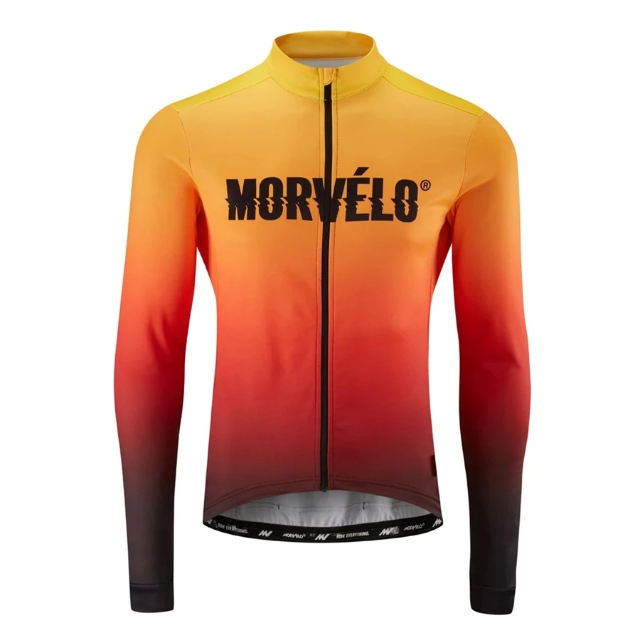 

2021 New MORVELO POO Cycling Jersey Long Sleeve Ropa Ciclismo Team Autumn Bike Clothing Bicycle Shirt Maillot MTB Clothes Jacke