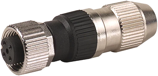 

Spot metal connector 7000-12601-000000 M12 four core female plug