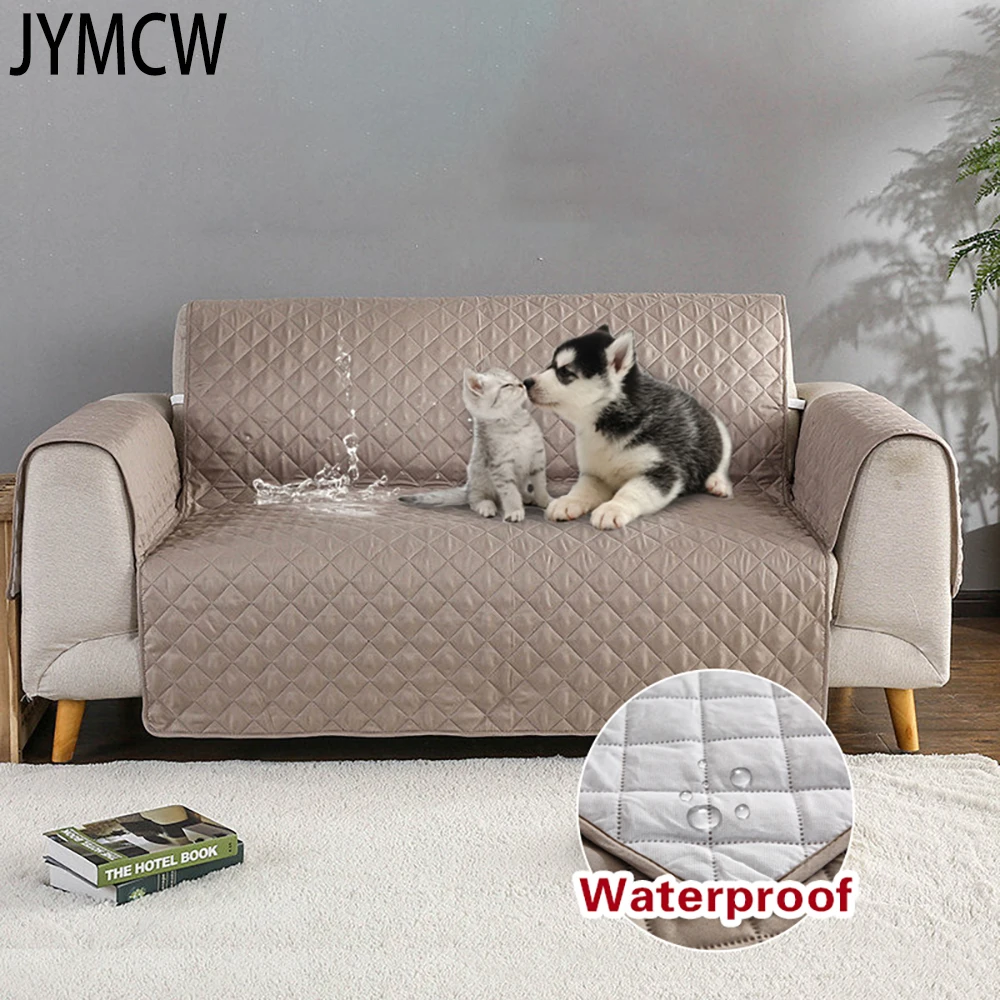 

Quilted Anti-wear Sofa Covers for Dogs Pets Kids Anti-Slip Couch Recliner Slipcovers Armchair Furniture Protector 1/2/3 Seater