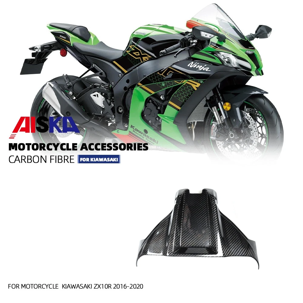 

Motorcycle Carbon Fiber Tank Cover Cockpit Cover Upper Tank Airbox Cover for Kawasaki ZX10R 2011-2021