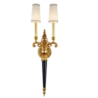 china supplier own factory skillful compeleted brass wall lamp for hotel home special and retro design vintage light
