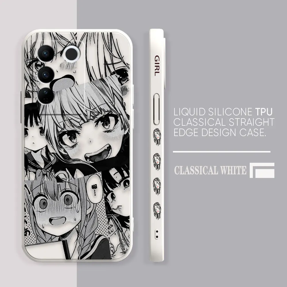 Case For VIVO S5 S6 S7 S9 S9E S10 S12 S15 S16 S16E V19 V20 V21 V23 V25 V27 PRO 5G Case Funda Shell Cute Kawaii Nifty Girl Anime