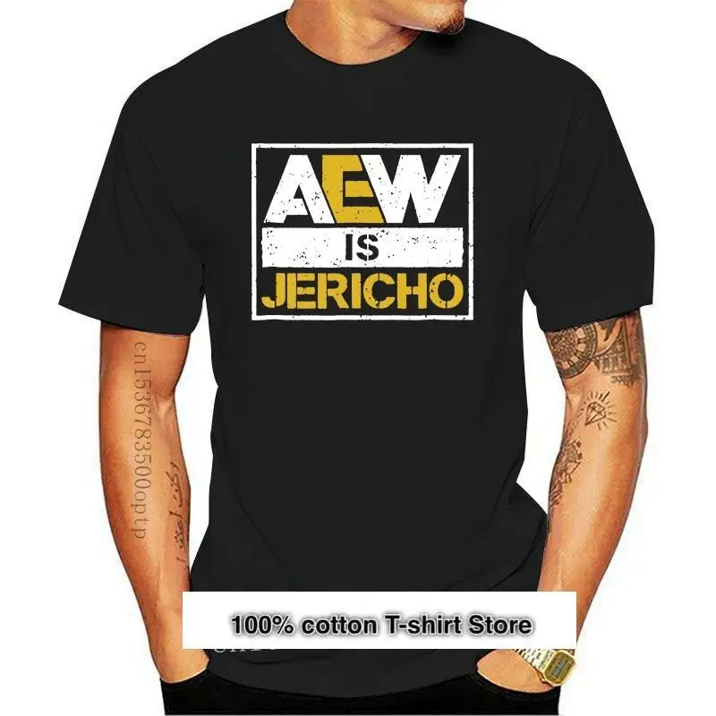 

Camiseta negra de aew-is JERICHO, S-3XL, фигурка полная