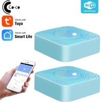 4 in 1 tuya wifi smart air box air housekeeper gas detector sensor temperature humidity sensor pm2 5 pm10 box app control
