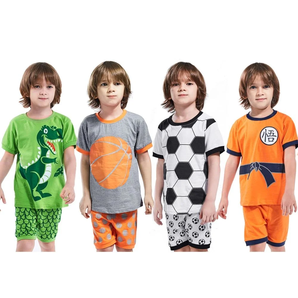 

Kids Pajama Set Boys Pyjamas Girls Unicorn Sleepwear Child Policeman Dinosaur Pajamas Children Spring Summer Pijamas Clothing