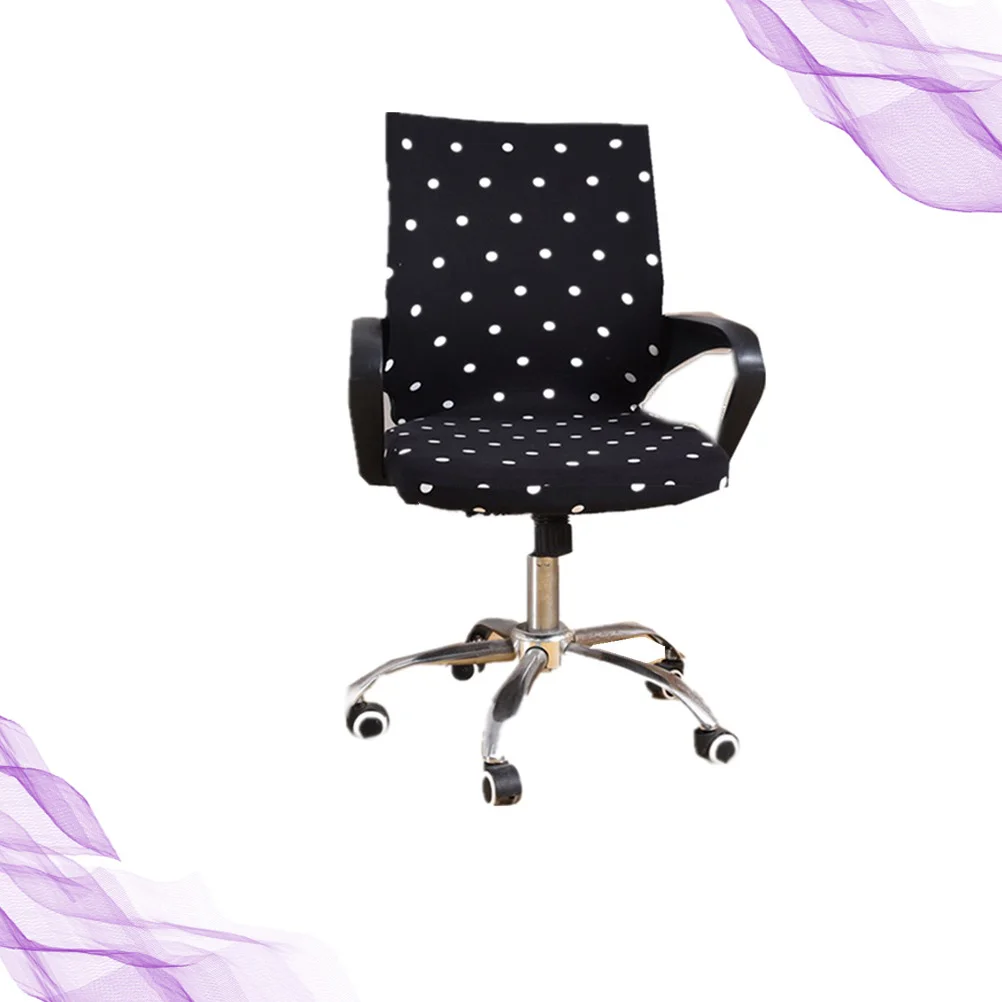 

Chair Cover Office Slipcover Protector Desk Computer Elastic Covers Stretchable Fabric Cloth Universal Rotating Removable Swivel