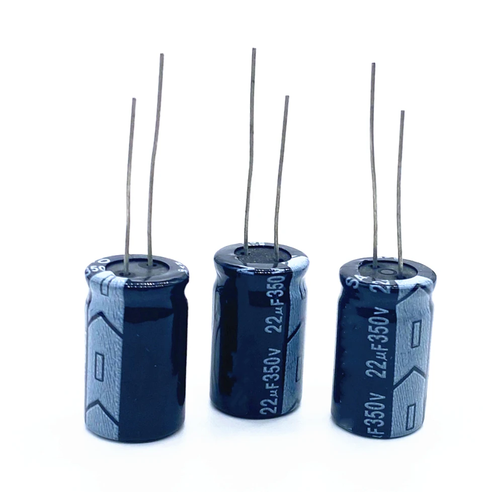 

2 шт./лот 350 в 22 мкФ 13*20 20% Радиальный алюминиевый электролитический конденсатор 2 000 НФ 20%